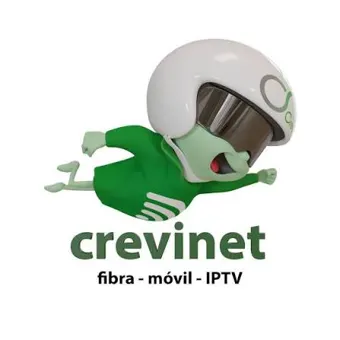 Mascota de Crevinet volando con casco